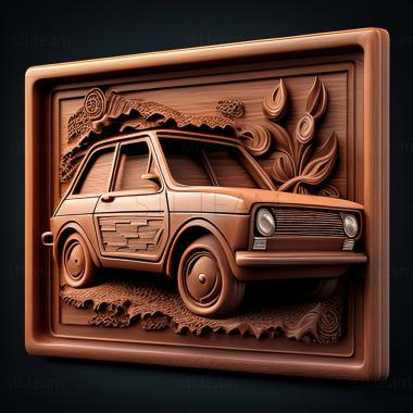 3D модель Autobianchi Y10 (STL)